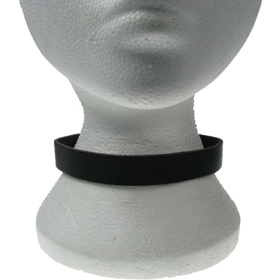 Bullet 69 Funky Punk - 1 row plain Choker - Zwart